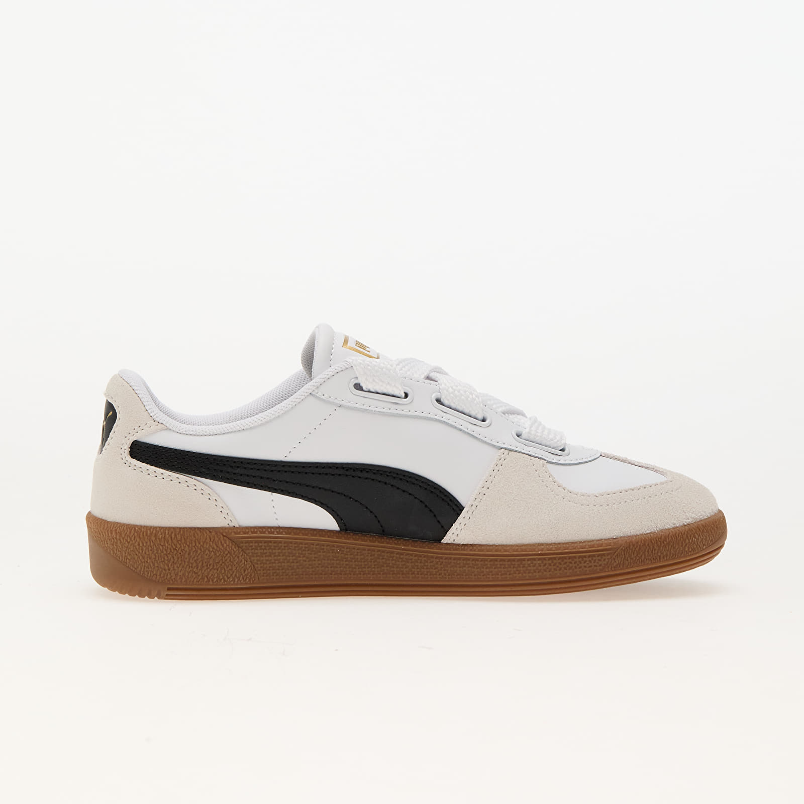 Încălțăminte și sneakerși pentru femei Puma Palermo Wide Lace SD Puma White-Puma Black