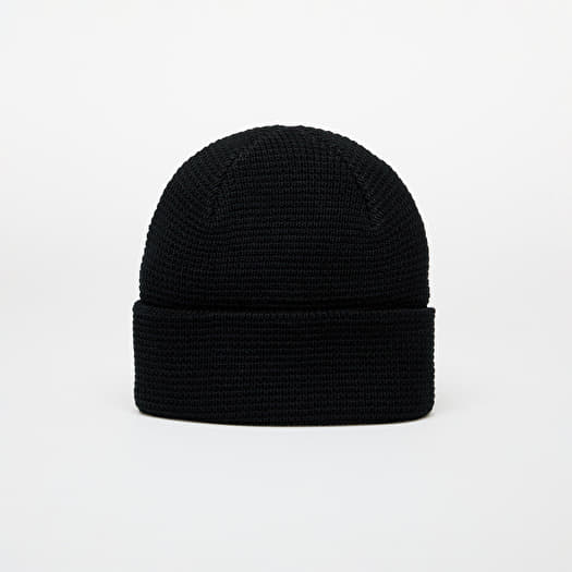 PLEASURES Old E Waffle Beanie Black | Footshop