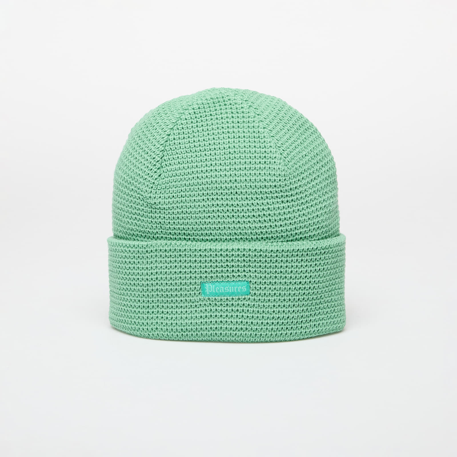 PLEASURES Old E Waffle Beanie Matcha - 1 | YEO