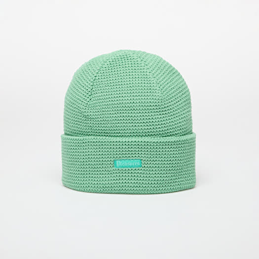 PLEASURES Old E Waffle Beanie Matcha