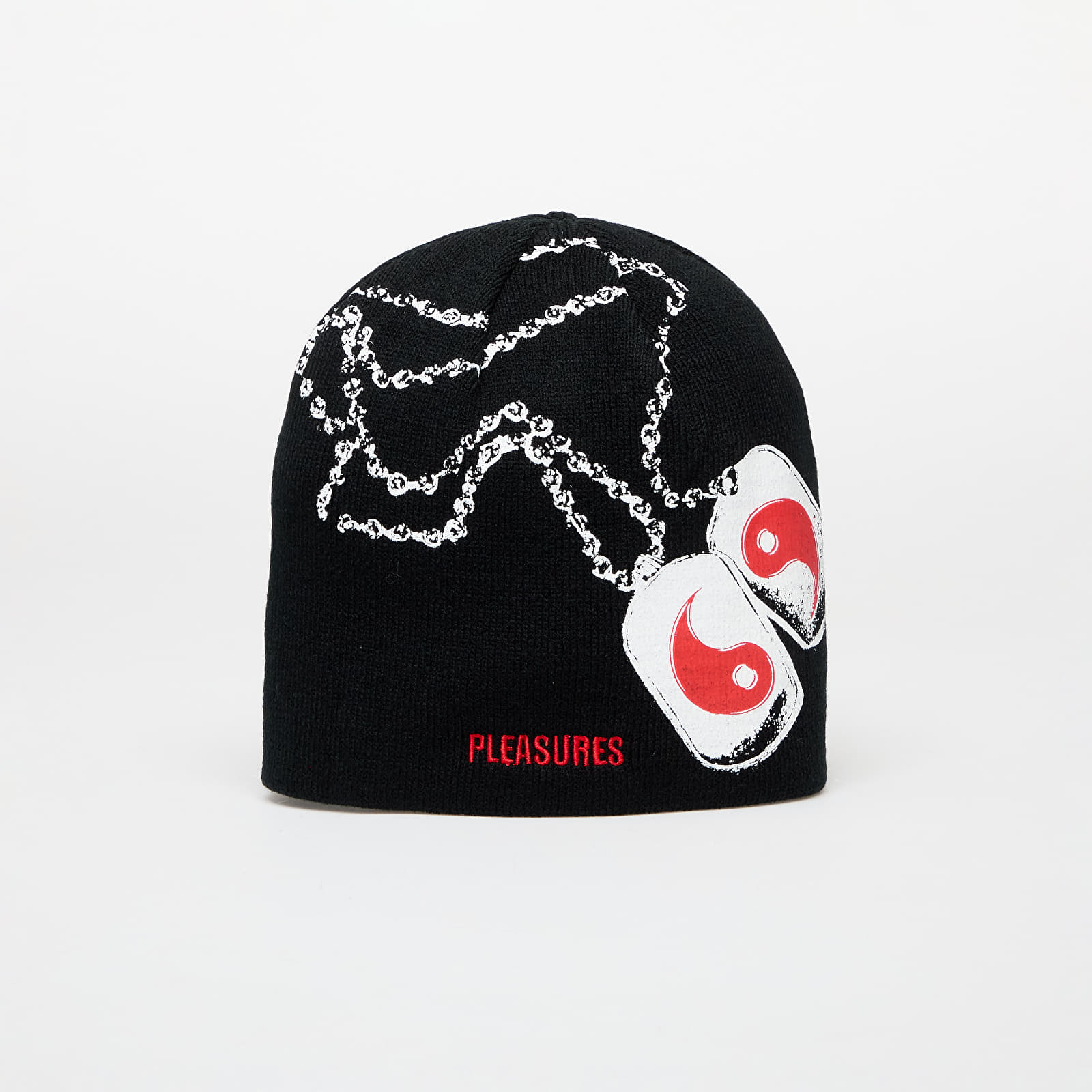 Gorros PLEASURES Dog Tags Skully Black