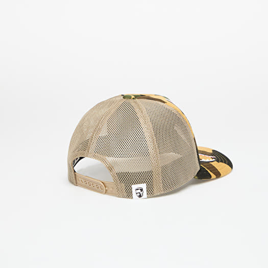 アベイシングエイプ 1ST CAMO SHARK MESH CAP YELLOW Caps A BATHING APE 1st Camo Shark Mesh Cap Yellow | Footshop