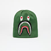 A BATHING APE 2nd Shark Knit Hat Green