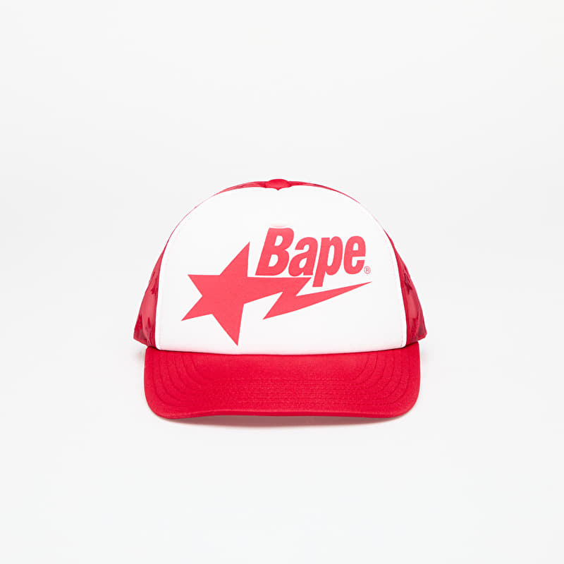 Kšiltovka A BATHING APE Bape Sta Mesh Cap M Red
