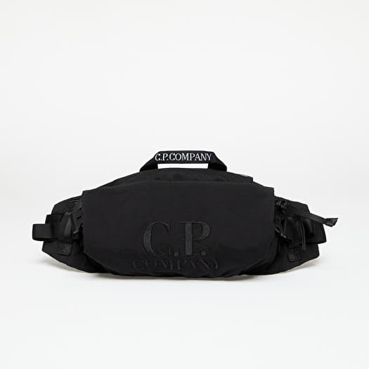 Τσάντα C.P. Company Plain Paper Touch Logo Waistbag Black