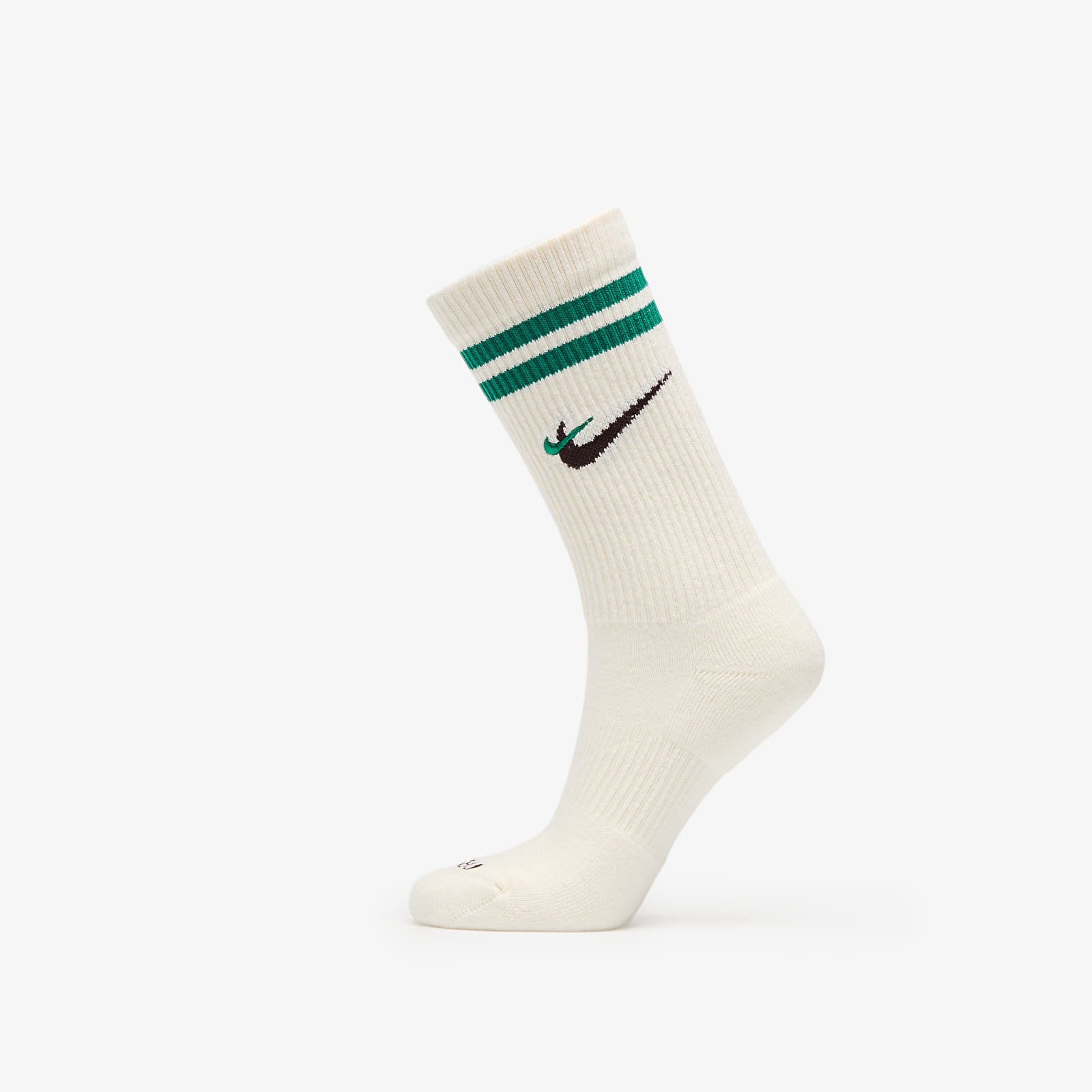 Pánské ponožky Nike Everyday Plus Force Cushioned Crew Socks Sail/ Malachite/ Black