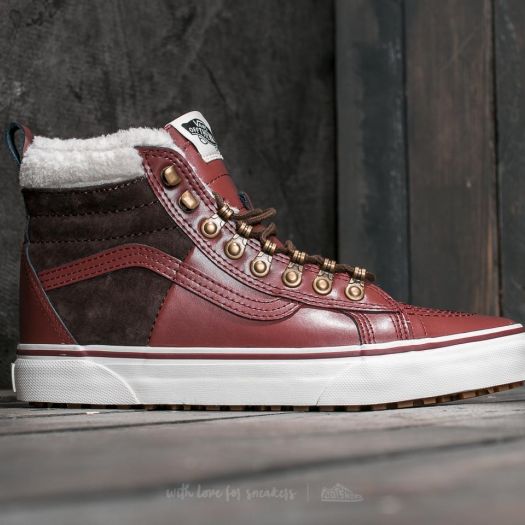 Vans high cut maroon store