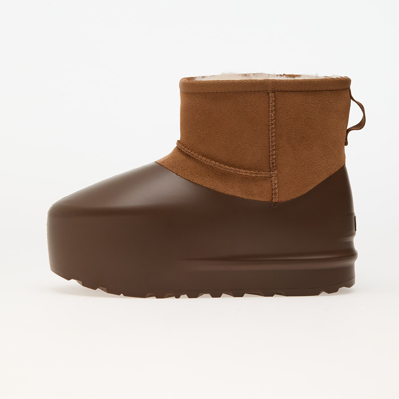 Női cipők UGG W Classic Mini Pumped Molded Chestnut