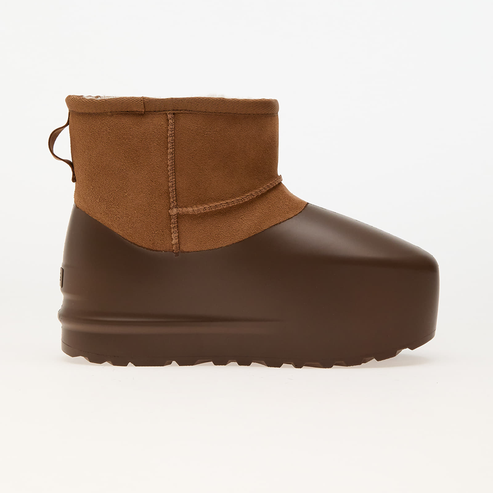 Női cipők UGG W Classic Mini Pumped Molded Chestnut