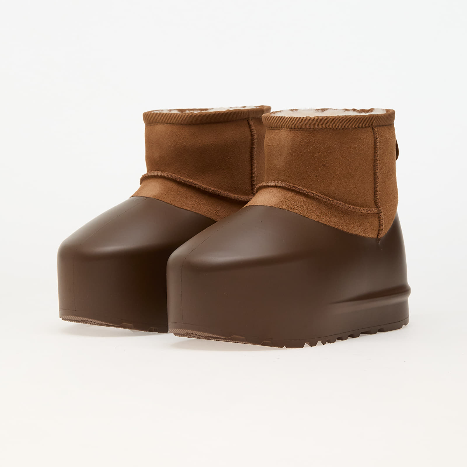 Női cipők UGG W Classic Mini Pumped Molded Chestnut