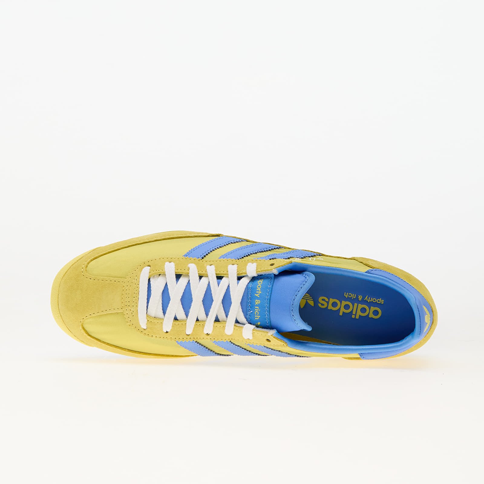 Men's shoes adidas x Sporty & Rich SL 72 Light Yellow/ Real Blue/ Ftw White