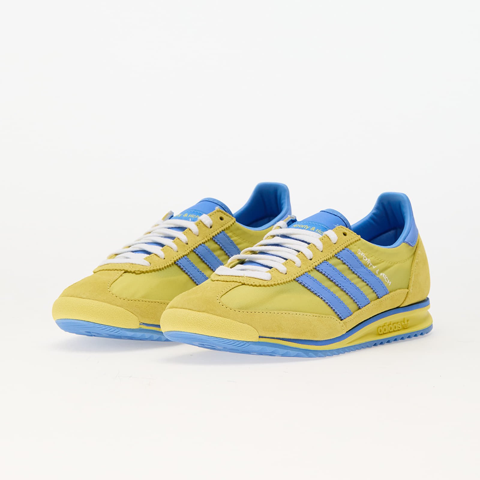Men's shoes adidas x Sporty & Rich SL 72 Light Yellow/ Real Blue/ Ftw White