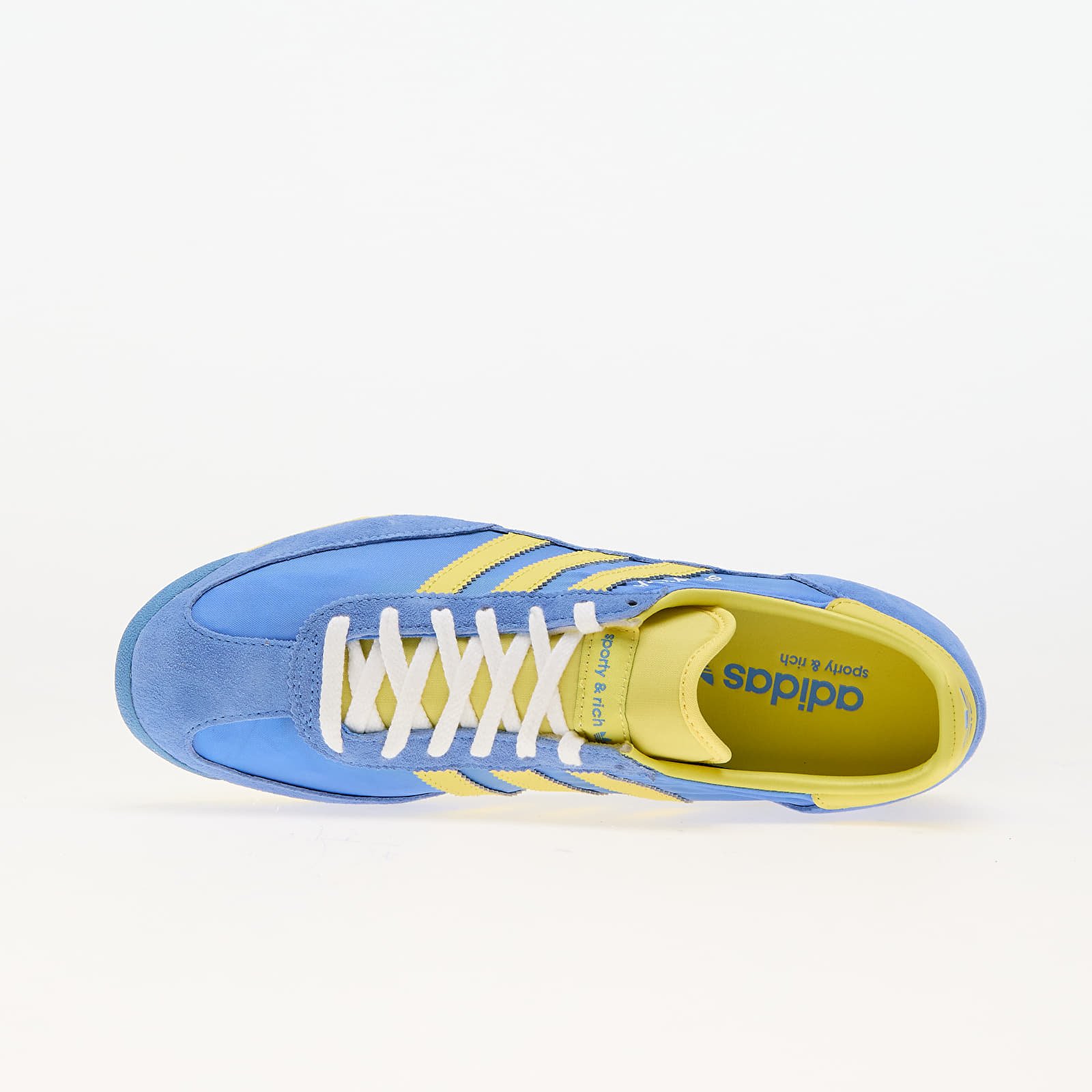 Men's shoes adidas x Sporty & Rich SL 72 Real Blue/ Light Yellow/ Ftw White