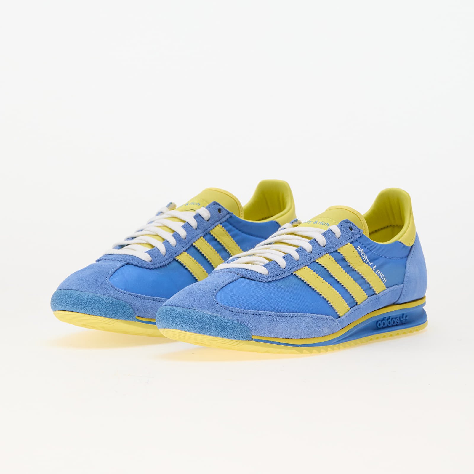 Men's shoes adidas x Sporty & Rich SL 72 Real Blue/ Light Yellow/ Ftw White