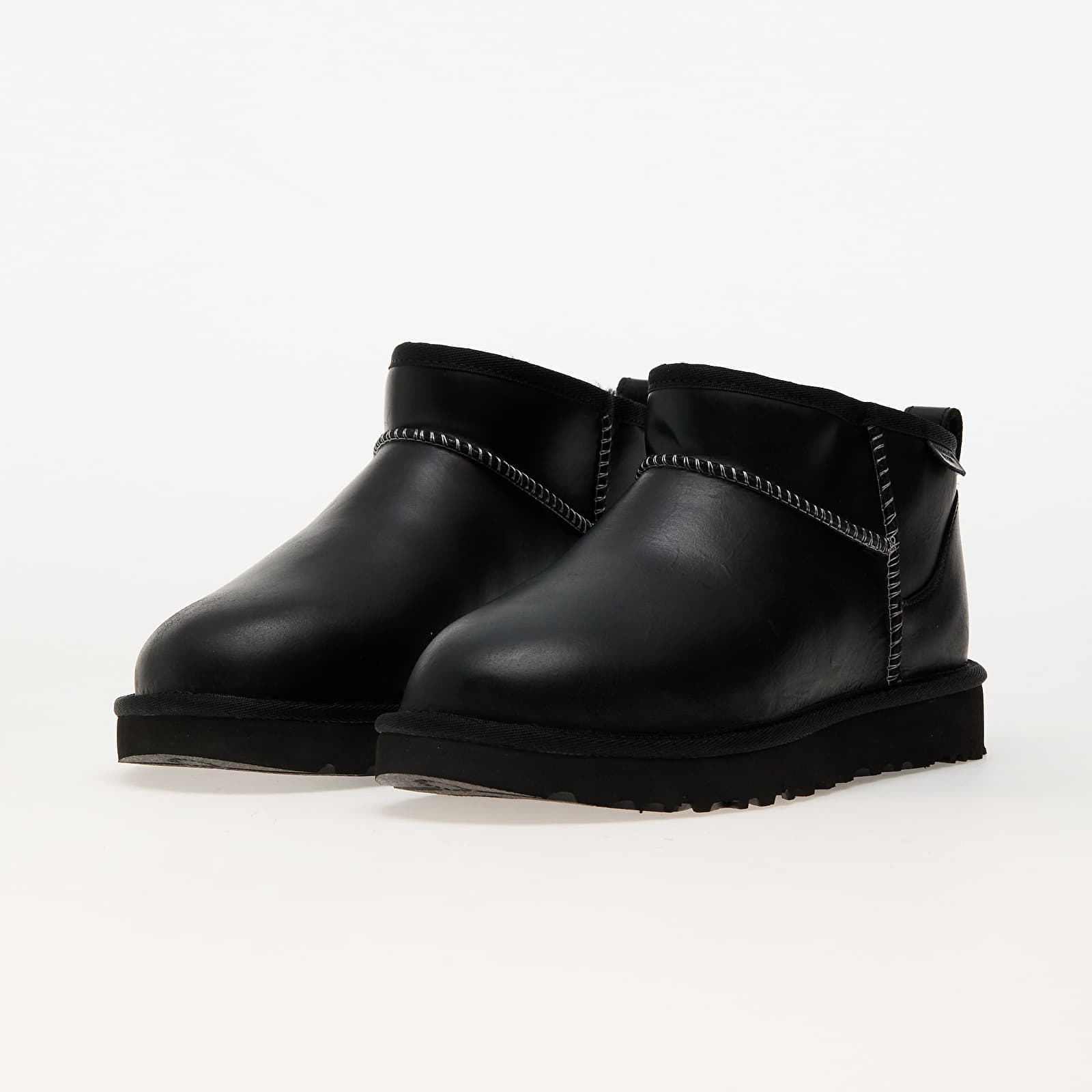 Zapatillas mujer UGG W Classic Ultra Mini Lthr Regen Black
