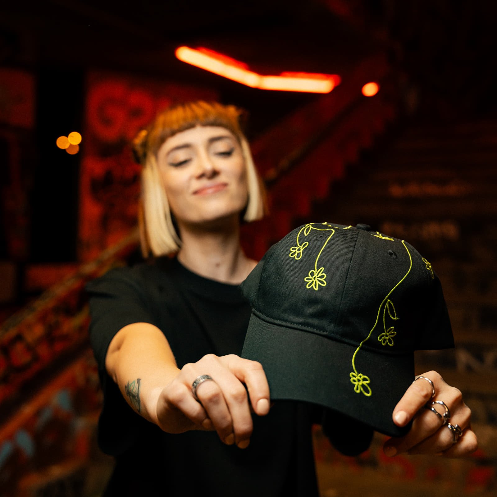 Caps FTSHP x Spiritual Gangster Ballcap Black