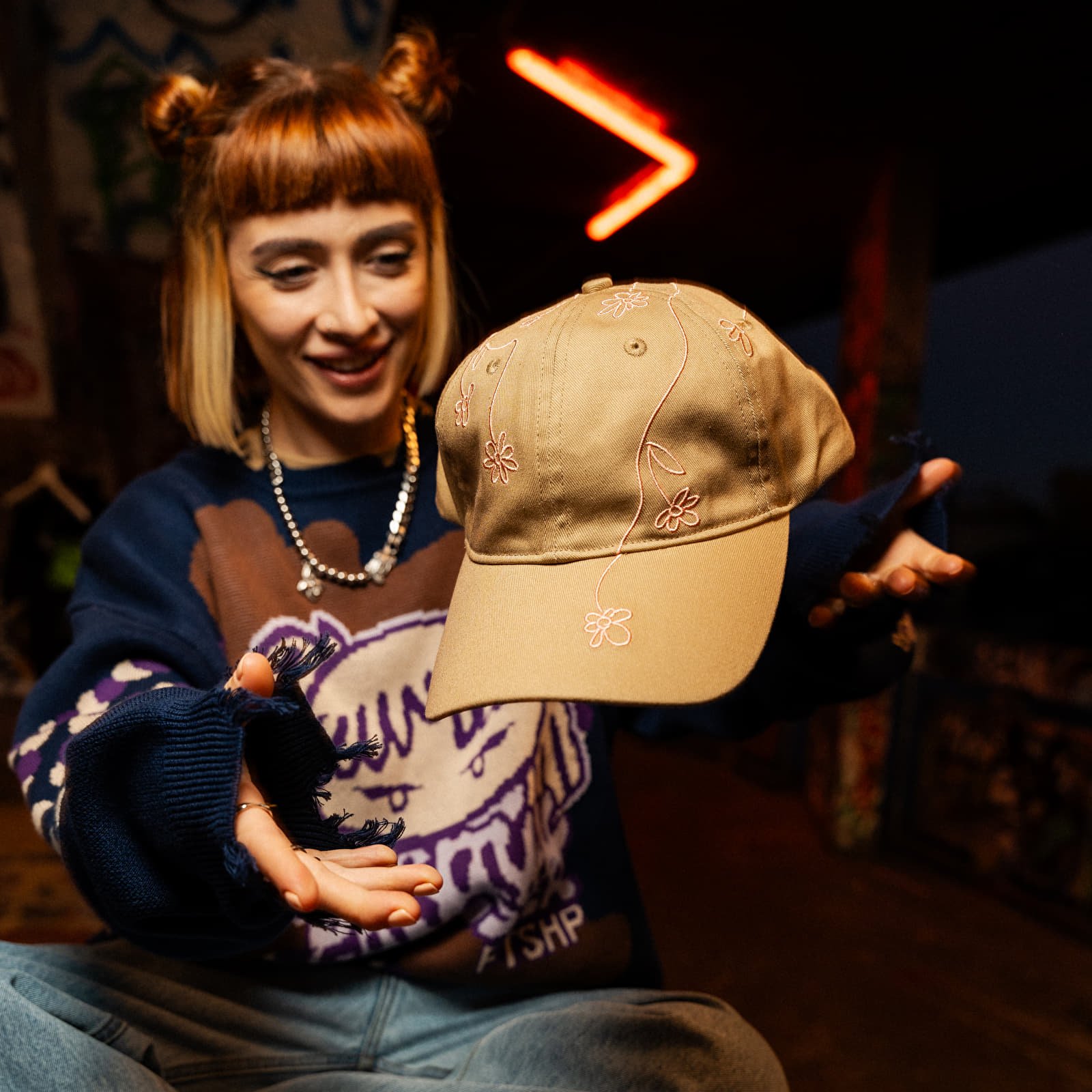 Caps FTSHP x Spiritual Gangster Ballcap Sand