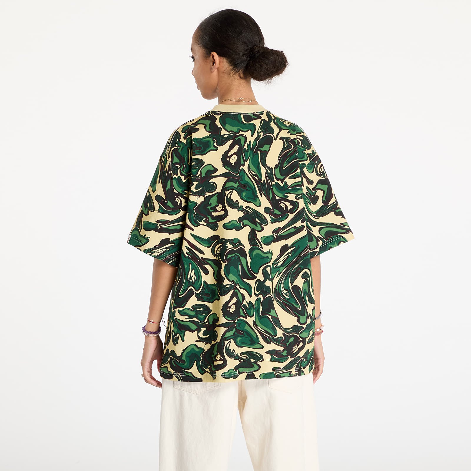 Koszulki A BATHING APE Marbling Camo One Point Relaxed Fit Tee UNISEX Green