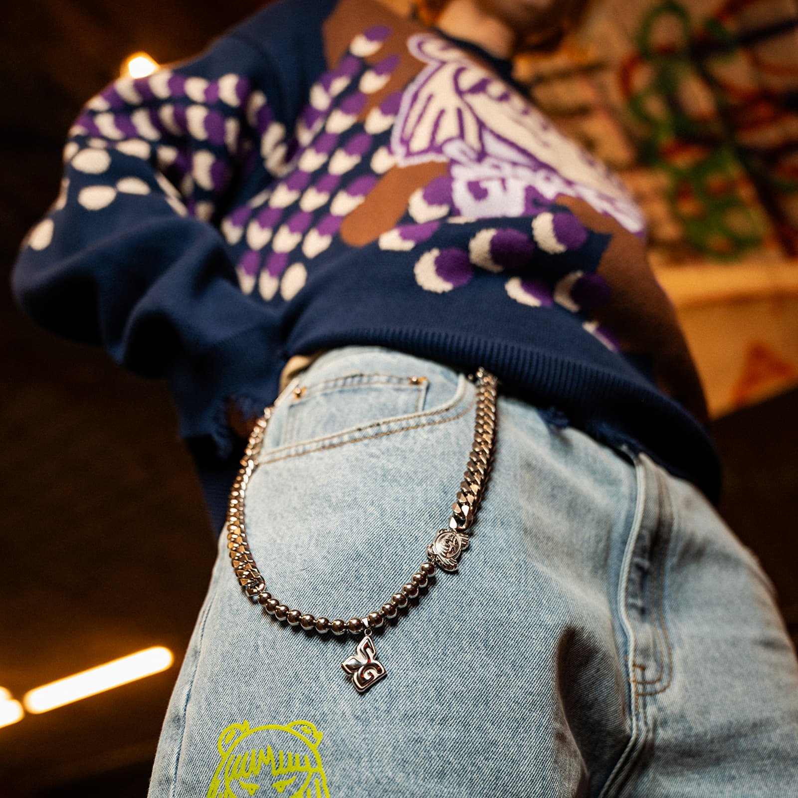 Nakit FTSHP x Spiritual Gangster Necklace Silver