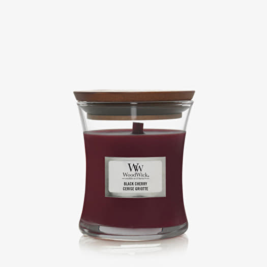 WoodWick Small Hourglass Candle - Black Cherry