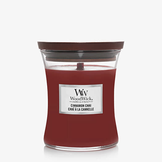 WoodWick Medium Hourglass Candle - Cinnamon Chai