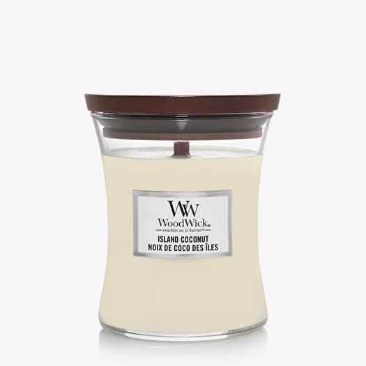 WoodWick Medium Hourglass Candle - Island Coconut
