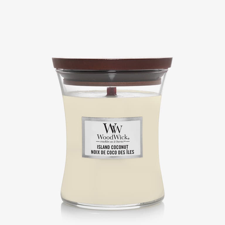 Candles and diffusers WoodWick Medium Hourglass Candle - Island Coconut
