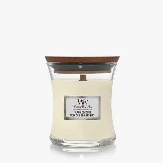 WoodWick Small Hourglass Candle - Island Coconut