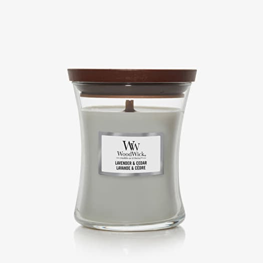 WoodWick Medium Hourglass Candle - Lavender & Cedar