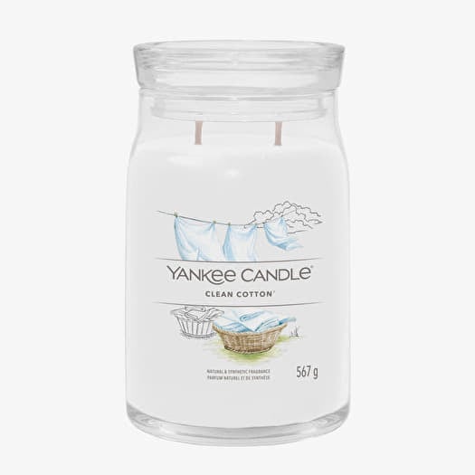 Yankee Candle Signature Large Jar 2 Wicks - Clean Cotton