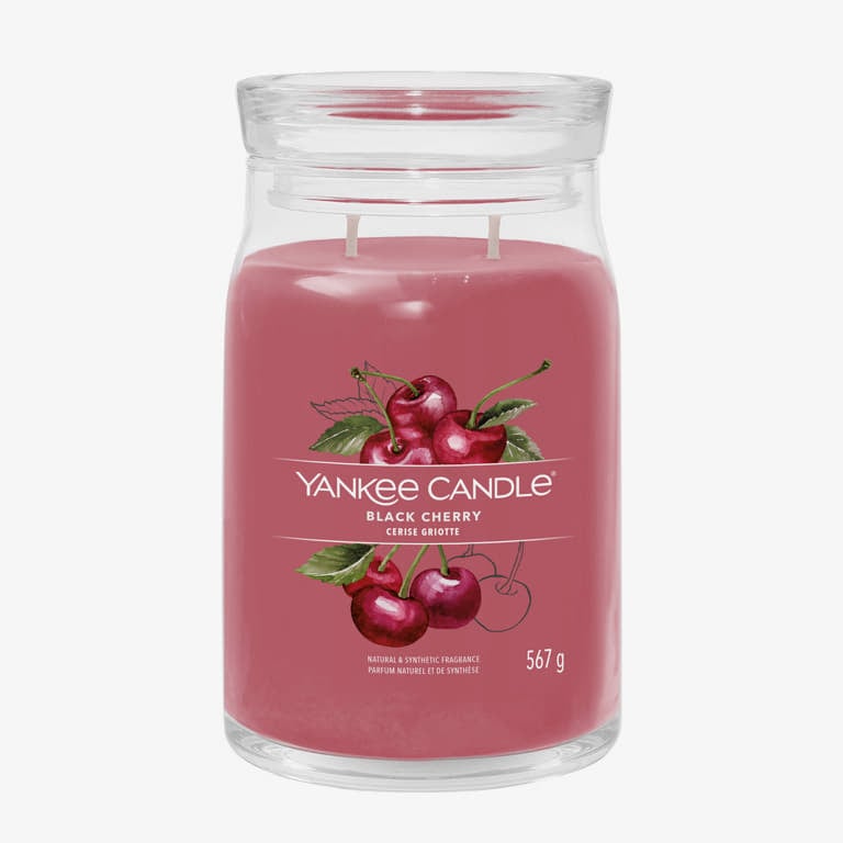 Weitere Accessoires Yankee Candle Signature Large Jar 2 Wicks - Black Cherry