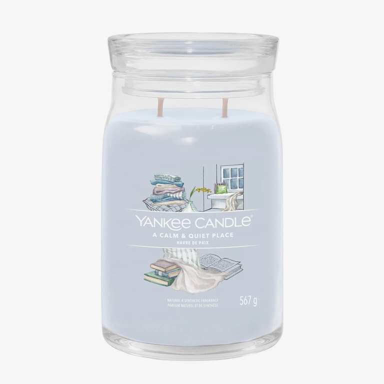 Ostatní doplňky Yankee Candle Signature Large Jar 2 Wicks - A Calm & Quiet Place
