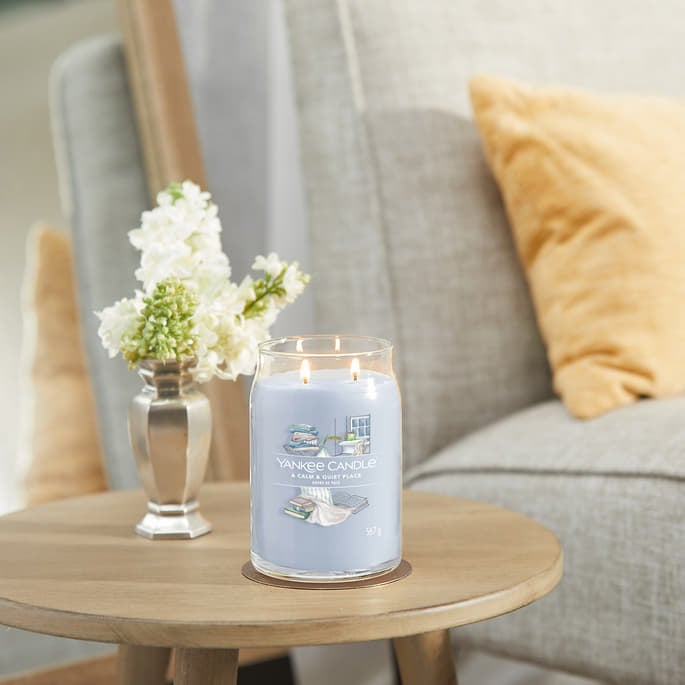 Ostatní doplňky Yankee Candle Signature Large Jar 2 Wicks - A Calm & Quiet Place