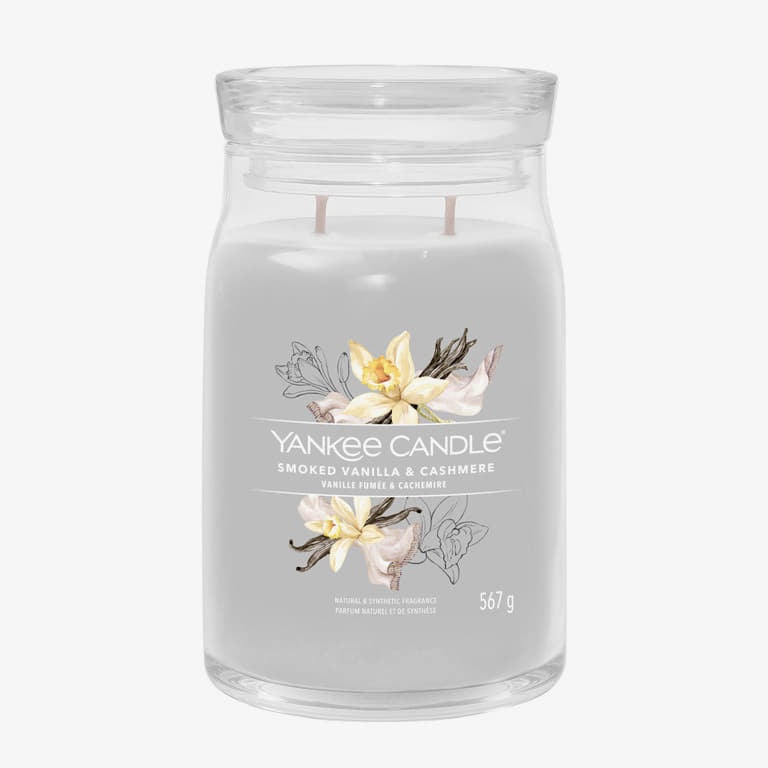 Ostatní doplňky Yankee Candle Signature Large Jar 2 Wicks - Smoked Vanilla & Cashmere