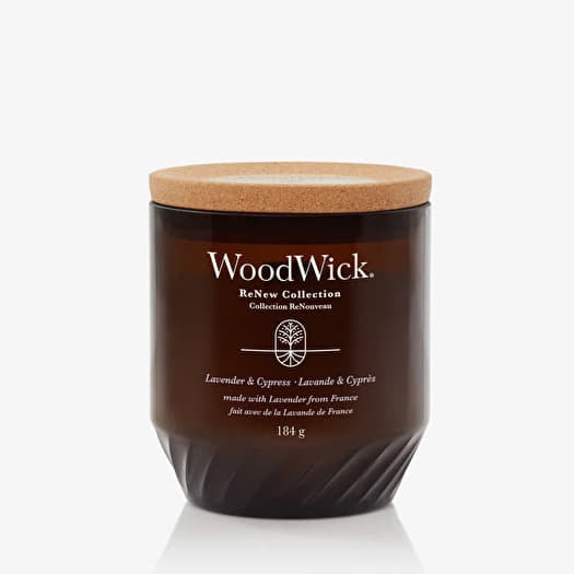 WoodWick Medium ReNew Candle - Lavender & Cypress