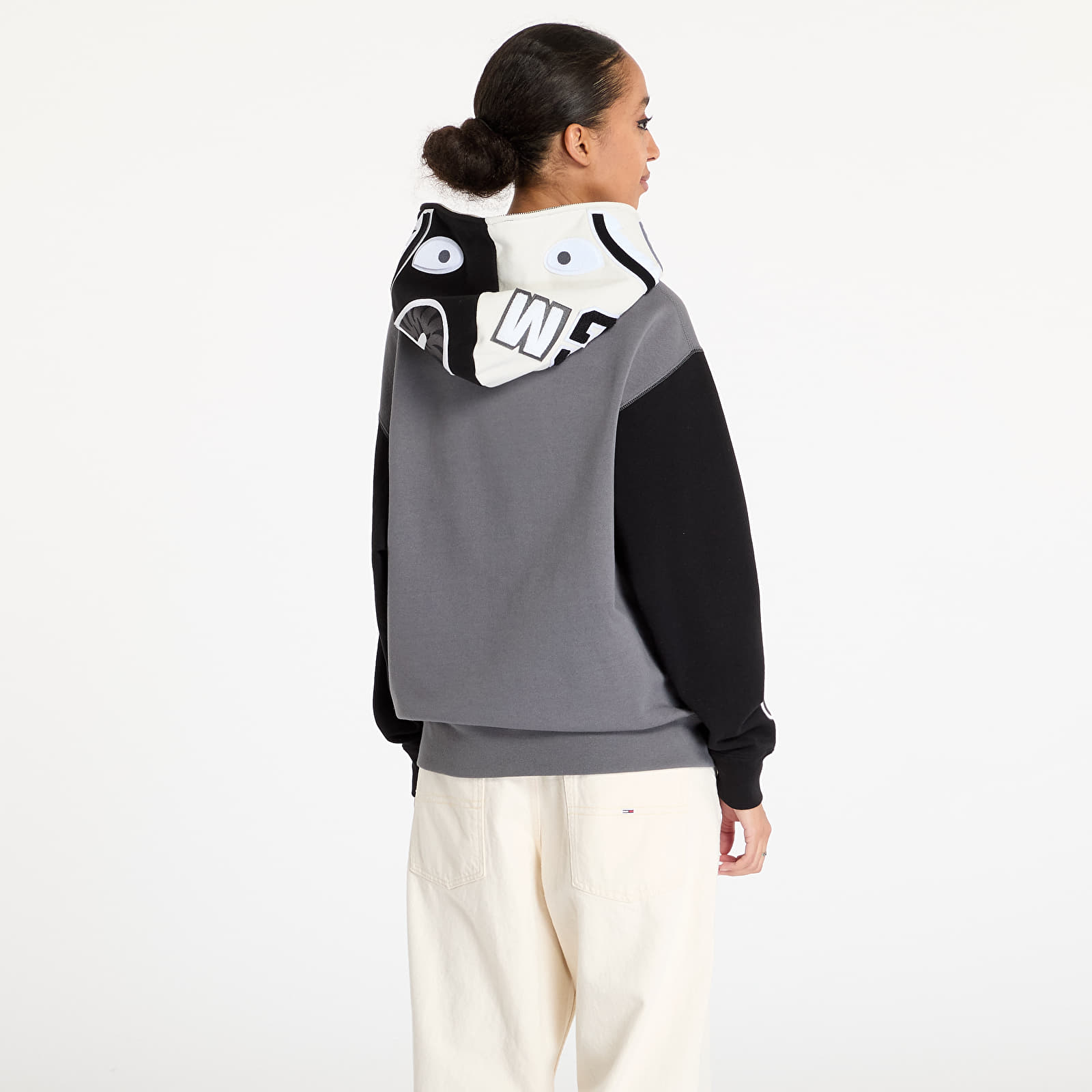 Mikiny A BATHING APE Shark Full Zip Hoodie 1 UNISEX Black