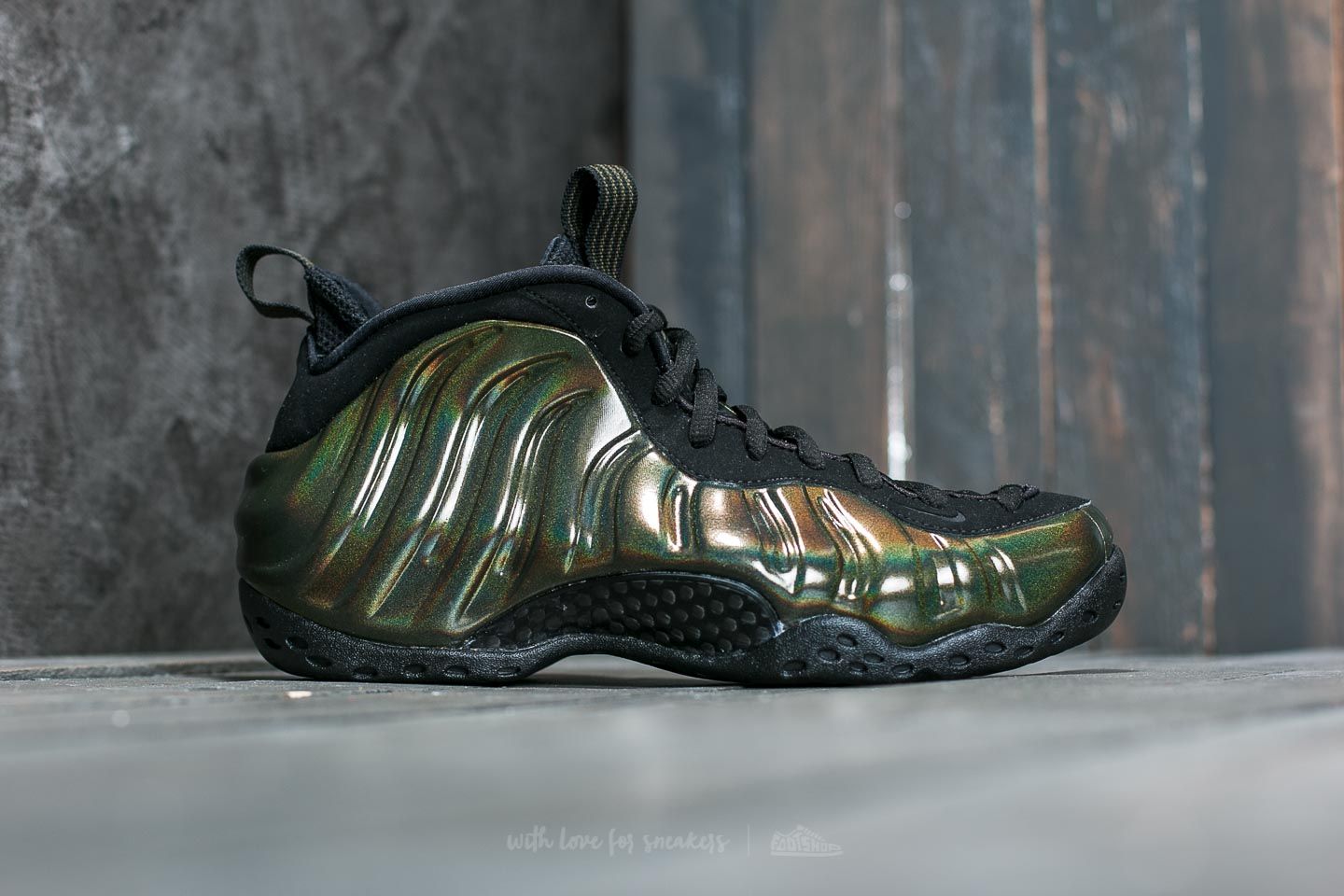 Black green foamposite shop