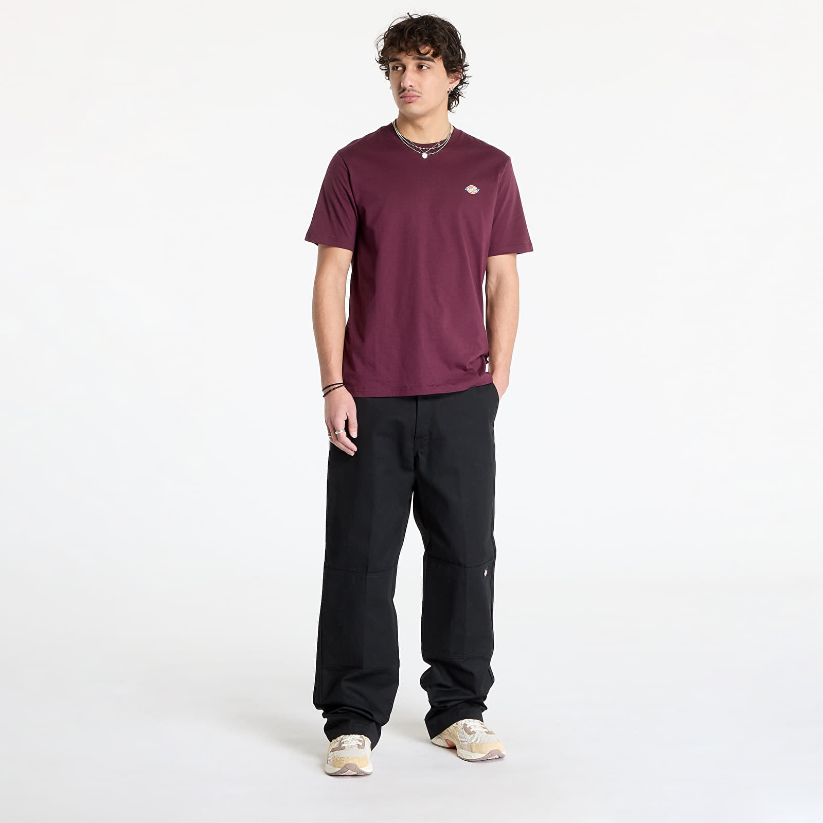 Koszulki Dickies Mapleton Short Sleeve Tee Maroon