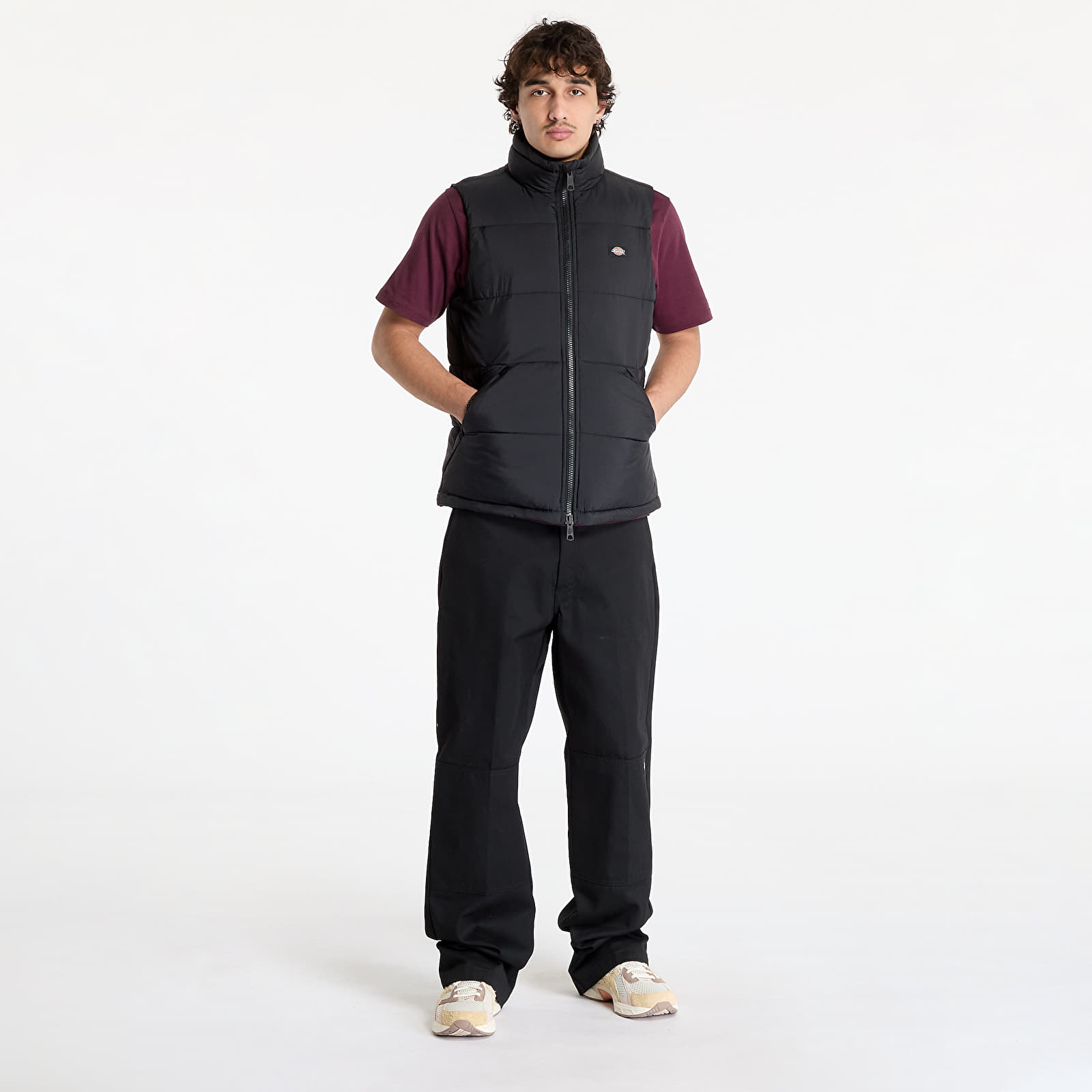 Pánské vesty Dickies Waldenburg Vest Black