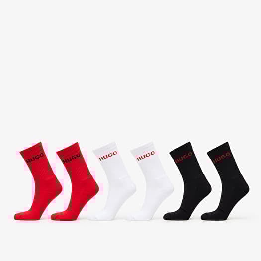 Hugo Boss Rib Logo Socks 6-Pack Multicolor