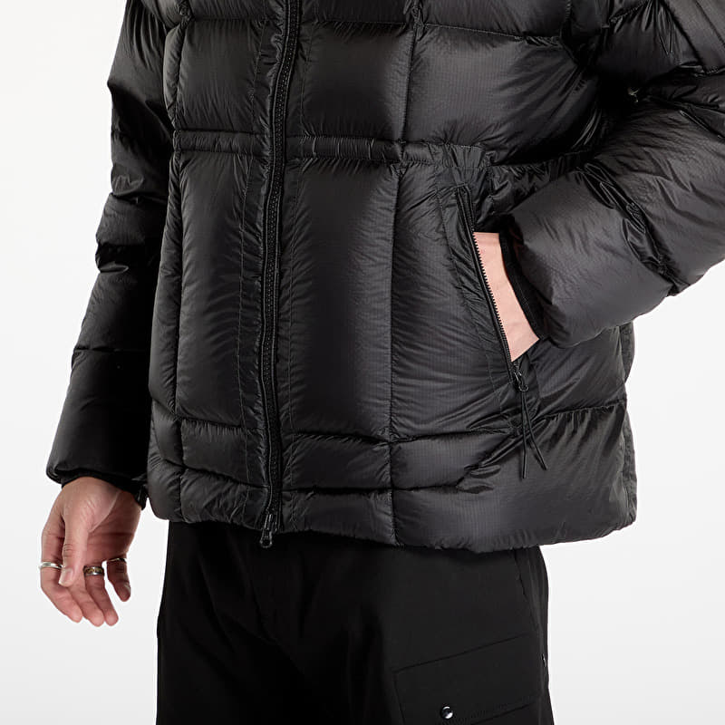 C.P. Company D.D. Shell Hooded Medium Down Jacket Black | Footshop