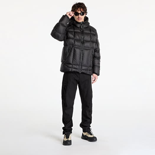 Jackets C.P. Company D.D. Shell Hooded Medium Down Jacket Black