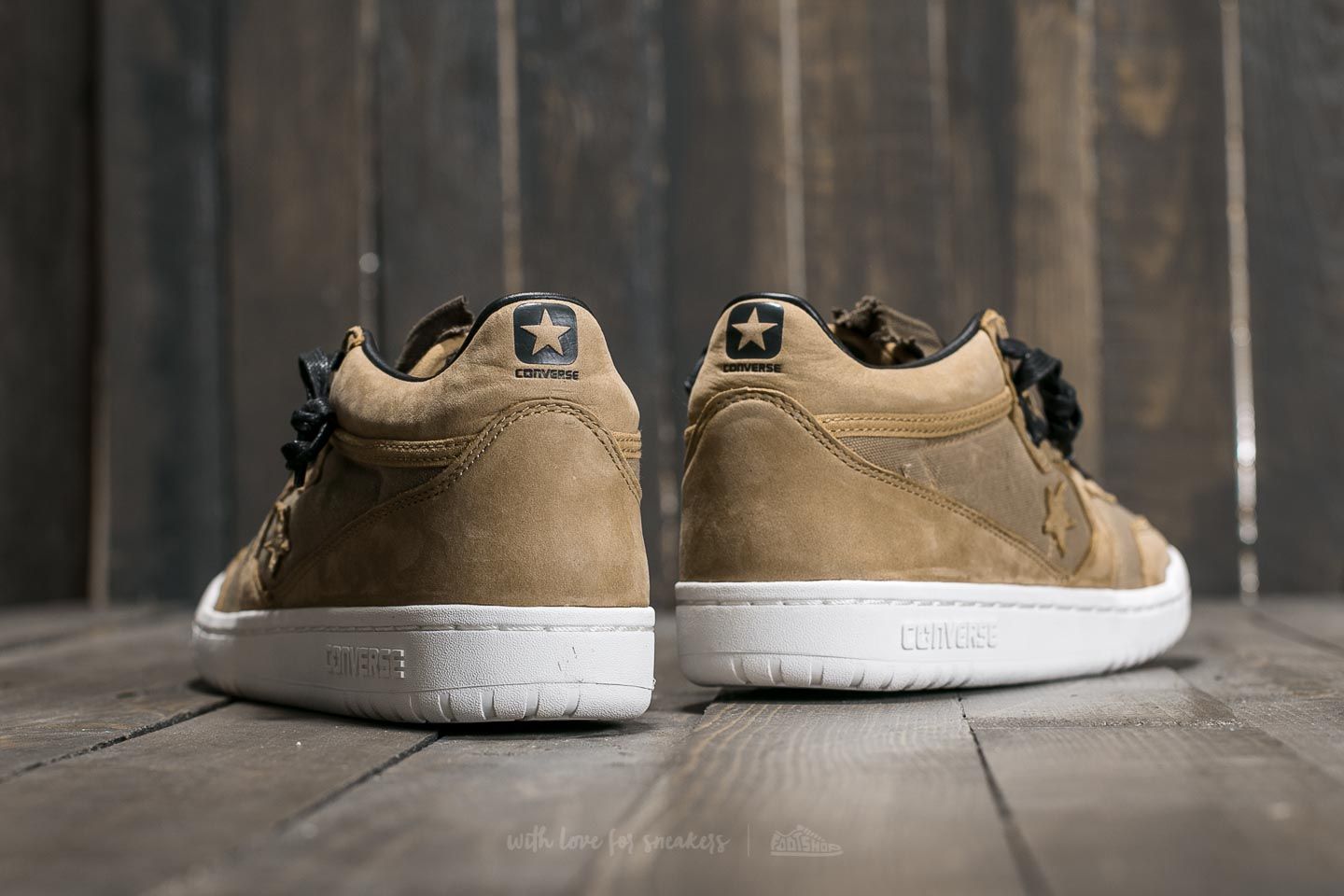 Pánské tenisky a boty Converse Fastbreak Mid Boa/ Antique Brown/ White