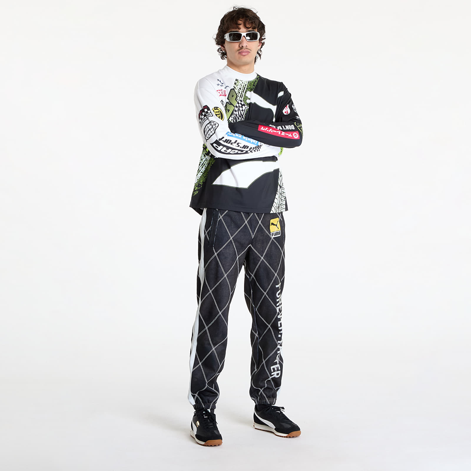 Männer T-Shirts PUMA X A$AP Rocky Tire Glove Longsleeve T-Shirt Puma White