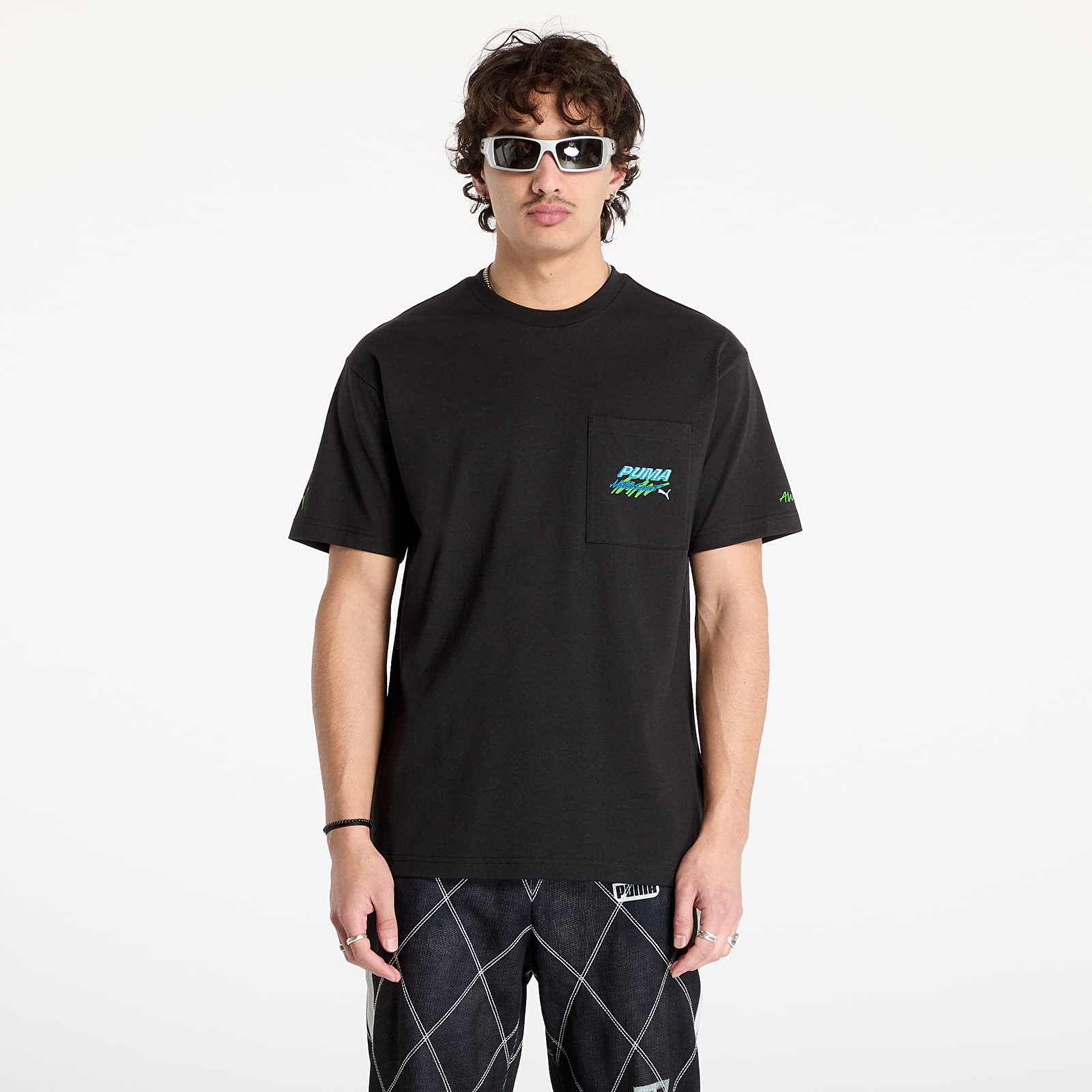 Férfi pólok PUMA X A$AP ROCKY Pocket T-Shirt Puma Black
