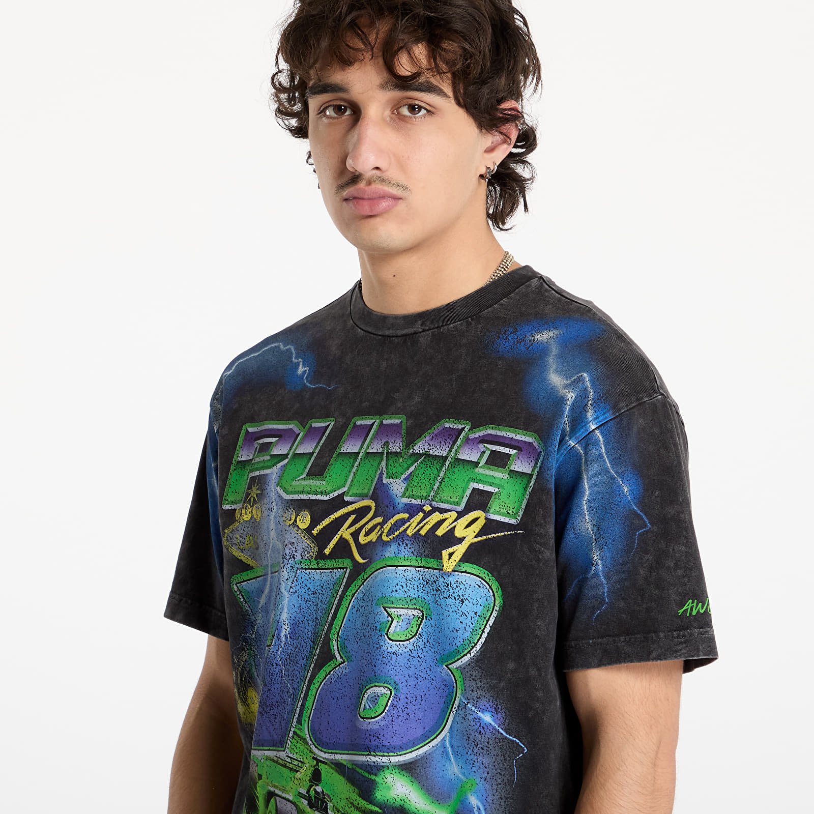 Männer T-Shirts PUMA X A$AP ROCKY Bolt T-Shirt Puma Black