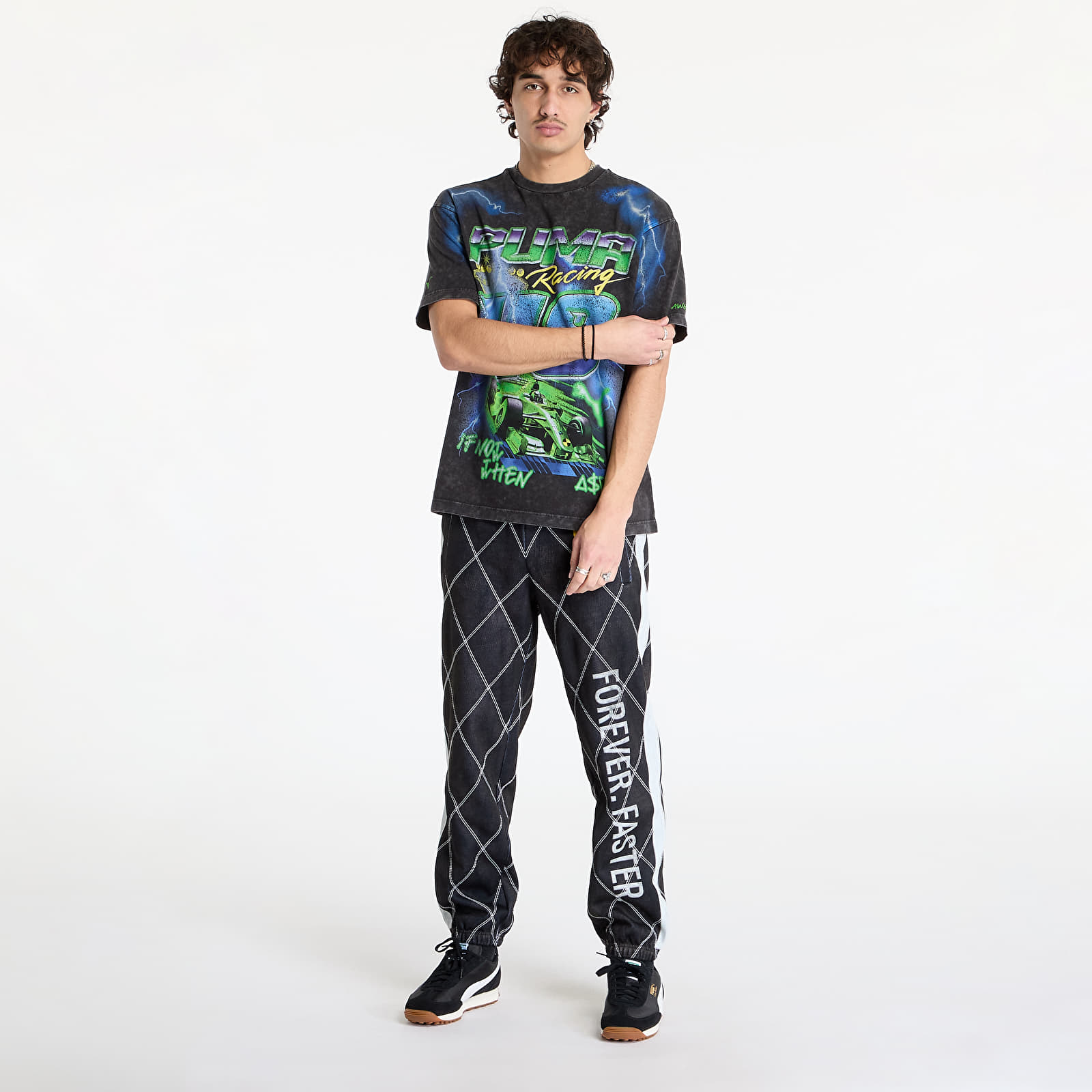 Männer T-Shirts PUMA X A$AP ROCKY Bolt T-Shirt Puma Black
