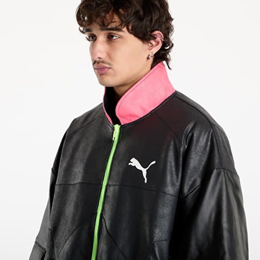Men s jackets PUMA X A AP ROCKY Pleather Jacket Puma Black Footshop
