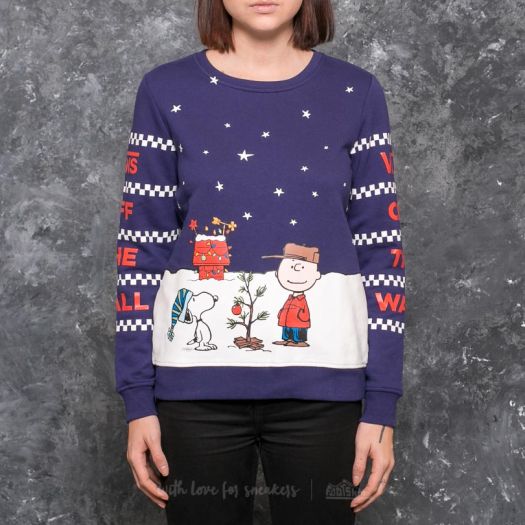 Sudaderas Vans x Peanuts Christmas Crew Neck Blue Footshop