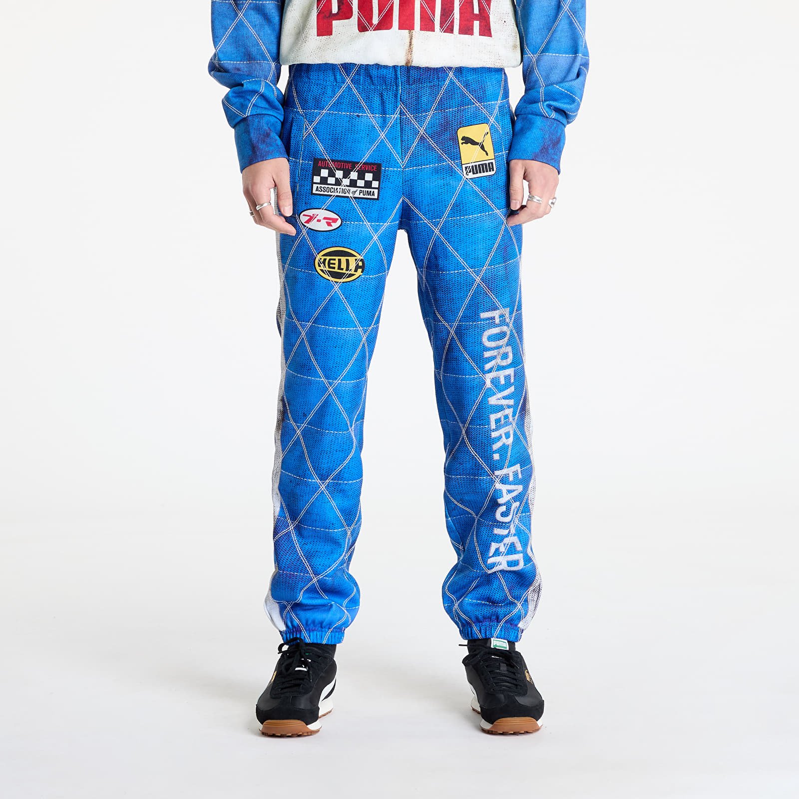 Férfi melegítőnadrágok PUMA X A$AP ROCKY Quilted Sweat Pant Clyde Royal
